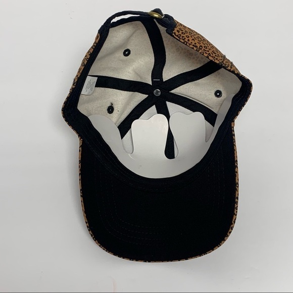 Time and Tru | Leopard Print Baseball Cap Hat NWT - Picture 5 of 6